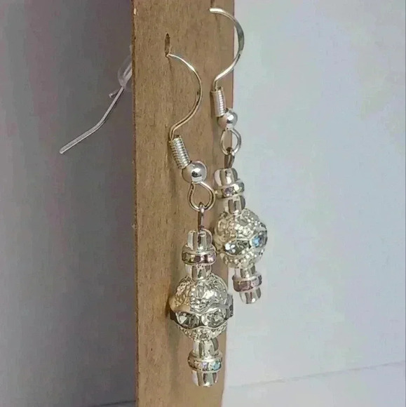 Beaded in Key Largo 925 silver earrings - Picture 3 of 3